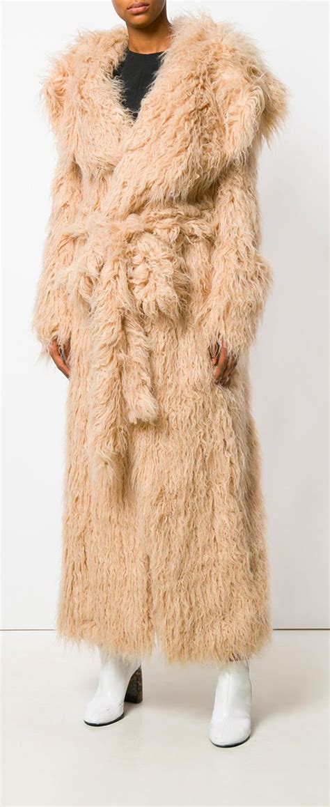 farfetch faux fur coats